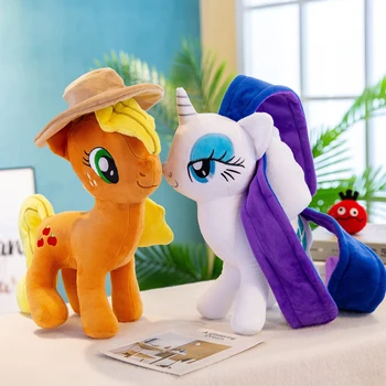 20/40 cm My Little Pony Hasbro Grivo Šest Rainbow Dash Applejack Polnjene ponija Rainbow Unicorn Konj Srčkano Dekleta Plišastih Igrač Za