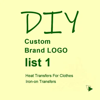 LOGOTIP blagovne znamke Obliži za Oblačila, iz Železa na Transferjev Na Oblačila Prenos Toplote Vinyl Nalepke Termični Prenosi Aplicirano Stroj DIY