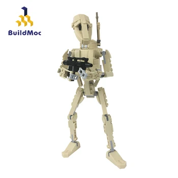 BuildMoc Prijatelj Star Načrt Številke B1 Super Boj Druid, Gradnjo Blokov Prijatelj MOC Mehanik Model Opeke Igrače Za Otroke Darilo