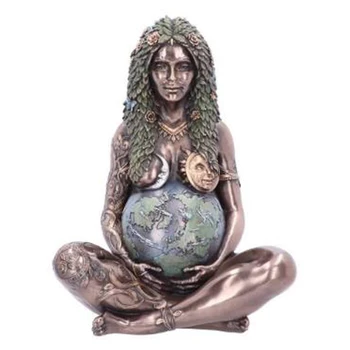 Mati Zemlja Umetnosti Kip Polyresin Zemlja Mati Figur Vrt Ornament Kip Smolo materinski Dan na Prostem, Kiparstvo Obrti