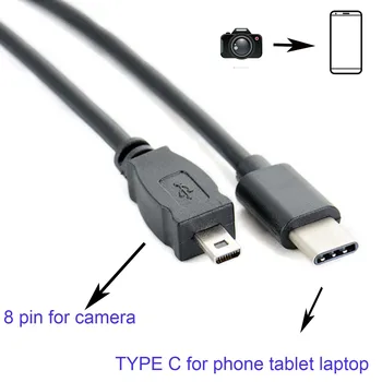 TIP C OTG KABEL ZA nikon CoolPix 2100-3200-4200-5200-7600-8800-L1-L4-L10 fotoaparat, telefon ali uredi sliko, video