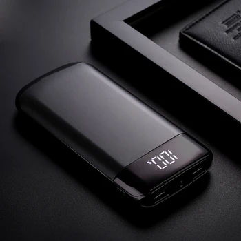 20000mah Moči Banke Zunanje Baterije PoverBank 2 USB LED Powerbank Prenosni Mobilni telefon Polnilnik za Xiaomi MI iphone 18650
