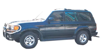 Avto nalepke ZA Toyota Land Cruiser FJ80 1995-1997 zunanjost dekoracijo modnih nalepk Land Cruiser 4500 spremenjen garland trak