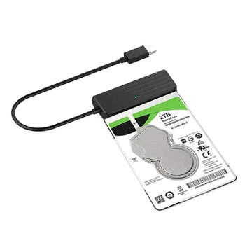 UTHAI T35 Adapter HDD za SSD USB3.0 Tipa C do SATA3 Pretvornik Kabel Za 2.5 Inch SATA Trdi Disk SSD 5Gbps JMS578 Čip