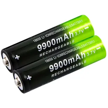 3,7 V 18650 9900mAh Baterija za Polnjenje z Visoko Zmogljivostjo Li-ionska Akumulatorska Baterija Za Svetilko, Baklo žaromet Baterije
