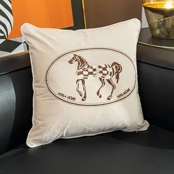 Croker Konj Design Logotipom Konj Kavč, Blazine Kritje Pillowslip Prevleke Brez Jedro Spalnica, Dnevna Soba, Avto Sedeža