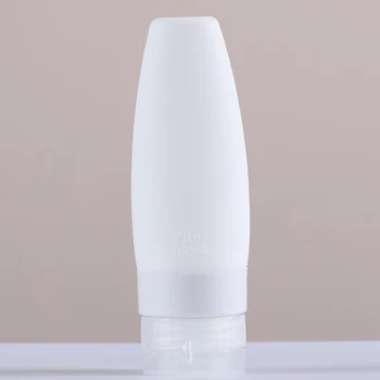 1pc 60ml 90ml Prenosni Silikonski ponovno napolniti Steklenico Prazno Potovanja Pakiranje Pritisnite Za Losjon Šampon Kozmetični Stisnite Posode