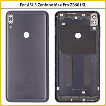 Novo ZB601KL Zadaj Stanovanj Primeru Za ASUS Zenfone Max Pro ZB601KL Pokrovček Baterije zadnja Vrata Zadaj Pokrov Zamenjava