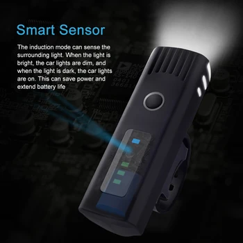 Smart Indukcijske Kolesa Spredaj Lahka Nepremočljiva Kolo Lučka USB Polnilne Cesto, MTB Kolo Smerniki Kolo Svetlobe Kolesarska Svetilka