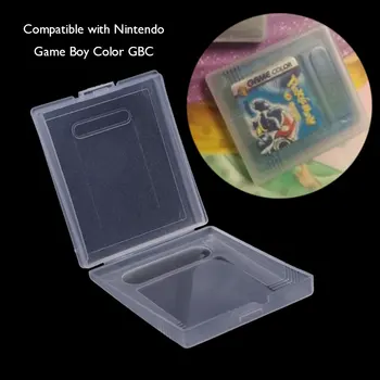 5x Prozorno Plastično Igra Kartice Primerih, Kartuše, Prah za Kritje Nintend Game Boy Color, GBC Igralne Karte Anti-Prah Jasno Protecti