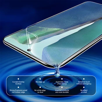 1-2 kos Celoten zaliv screen protector for Samsung Galaxy note 20 Ultra 20Ultra Spredaj Hydrogel Film za galaxy note20 ultra za 6,9 palca