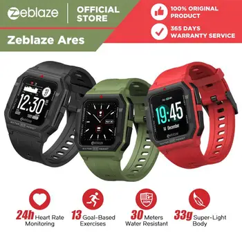 2021 Zeblaze Ares Pametno Gledati Bluetooth Smartwatch WR 30 M Srčni utrip 15Days Baterije amazfit neo za Xiaomi iPhone 12 telefon