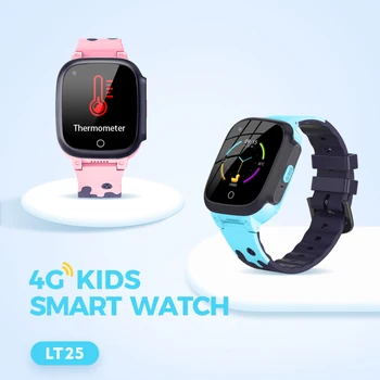 Otroci Pametno Gledati nepremočljiva Smartwatch GPS LBS WIFI Tracker Termometer 4G Kamera za Video Klic Pametno Gledati Glasovni Klepet Telefon Gledal