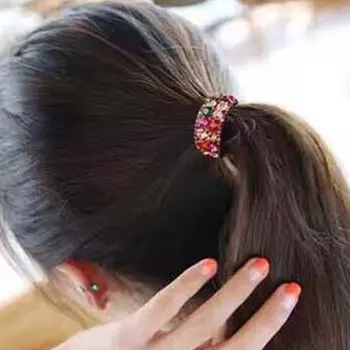 1PC Ženske Dekle Pokrivala Hairclip Pribor za Lase Ornament Razredi obroč Moda Eleganten Casual Ročno Srčkan Vse Tekme Ena Velikost