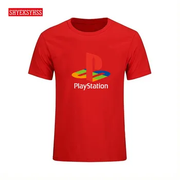 PS Moške Tshirt Xbox igre playstation T-shirt za Moške ulične T shirt HipHop O-vratu, kratka sleeved poletje bombaža T-shirt tees