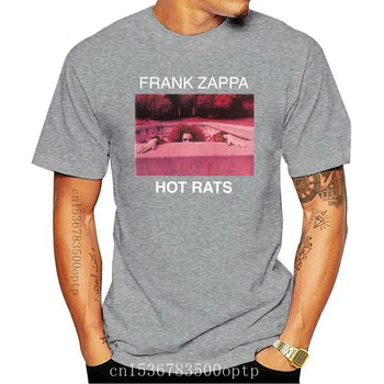 Verodostojno Licenco Frank Zappa Vroče Podgane Album Snemanje Pokrova Vrhovi Tee T Majica S M L X 2X Moški Ženski zgornji deli oblačil T-Shirt