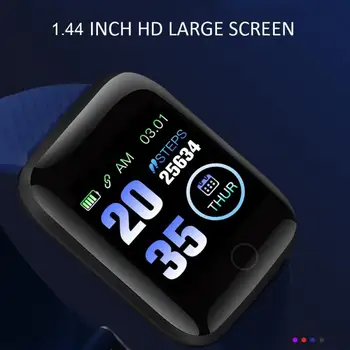 D13 Bluetooth Smart Gledajo Moški Ženske Krvni Tlak Smartwatch Šport Tracker Pedometer 116 Plus Pametne Ure Za Android, IOS APP,
