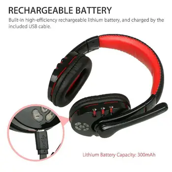 Brezžične Slušalke Z Mikrofonom Bluetooth, združljiva Zmanjšanje Hrupa Gaming Slušalke Bass sistem Stereo Slušalke Za Telefon, Računalnik PC