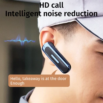2021 Bluetooth-združljive Brezžične Slušalke Eno Uho, Proste Roke, Podjetja Bluetooth-združljive Slušalke 24 Ur Igralnega Časa