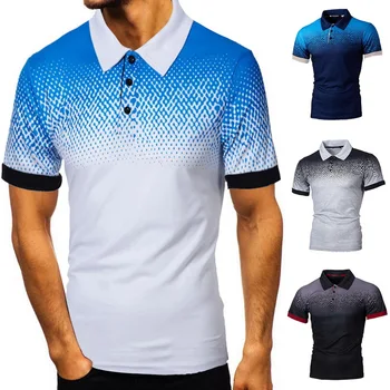 2021 Moških srajc Novo Kratek Rokav Tee Shirt Dihanje Camisa Masculina Hombre Dresov Golftennis Moških Bluzo Plus Velikost 5XL