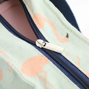 Poletno kosilo vrečko za ženske smešno risanka otroci bento hladilnik vrečke flamingo toplotne zajtrk hrane polje prenosna piknik potovanja