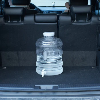 15 L Liter Hrana Razred PC Vode v Posodi Avto Kamp Jerry Lahko z Tapnite Prenosni Ročaj za Shranjevanje Steklenice