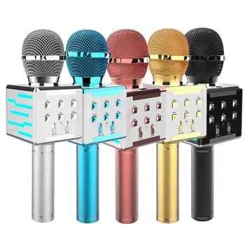 DS868 Brezžični Mikrofon Karaoke USB Predvajalnik Bluetooth Mic Zvočnikov Perfect Sound Quality Mike Za IPhone, IPad, Tablični računalnik, Avtomobil, RAČUNALNIK