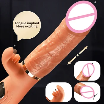 Thrusting Dildo Vibratorji za Ženske Vagine, Klitoris Massager Ogrevanje Sex Igrače Za Ženske Klitoris Spodbujanje Ženska Masturbacija