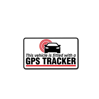Opozorilo Avto Nalepke PVC GPS Tracker Opremljena Nalepko Nepremočljiva zaščito pred soncem Nalepke Avtomobilski Pribor,11 cm*6 cm
