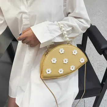 2019 Poletje novo korejska različica divje ramenski Crossbody vrečko moda biseri verige torbici cmoki paket C42-60