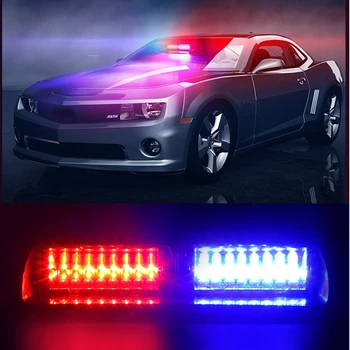 Opozorilo Led Univerzalni Avto Žarnice RGB 16 Stroboskopske LED Bliskavica, Samodejno high-power Zamenljiva Avto Signal v Sili Policija Vetrobransko steklo