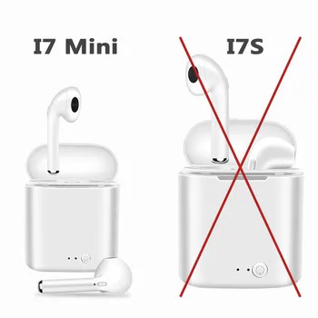 I7s TWS Brezžične slušalke Bluetooth 5.0 Slušalke šport Čepkov Slušalke Z Mikrofonom Za vse pametne Telefon Xiaomi Samsung LG Huawei