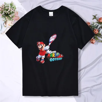 Poletje Nov otrok, Harajuku slogu Klasične igre Super Mario majica s kratkimi rokavi Otroci Mario Bros natisni t-majice Risanka Smešno tshirt vrhovi