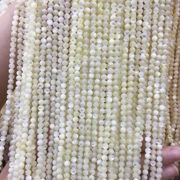 Debelo Naravno lupini Beaded Belo Okroglo obliko plovila, shell svoboden kroglice Za nakit, izdelava DIY Zapestnico, ogrlico dodatki