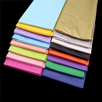 10PCS/Paket 508X660MM Barvne Tissue Papirja Album Dekoracijo Cvet Ovojni Papir DIY Obrti Darilni Papir svate Dobave
