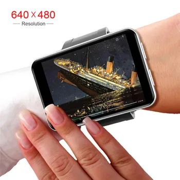 DM100 4G LTE Pametno Gledati Telefon Android 7.1 OS 3GB 32GB 5MP MT6739 2700mAh Bluetooth Smartwatch Moški Ženske Nosljivi Naprave