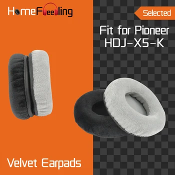 Homefeeling Earpads za Pioneer HDJ X5 K Slušalke zatakne ob slušalko Blazine Prevleke Pasja Ušesa Pad Zamenjava