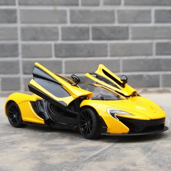 Brezplačna Dostava za 1:24 Superšportnega McLaren P1 modela Avtomobila Zlitine Potegnite Nazaj Otrok Avto Igrača 2 Odprite Vrata Otroke Darila na Debelo