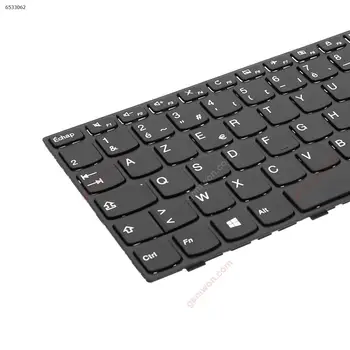 Francoski AZERTY Novo Zamenjava Tipkovnice za Lenovo IdeaPad 110-15ISK 110-17ACL 110-17IKB 110-17ISK Laptop Black z Okvirjem