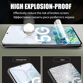 Hydrogel Film Za Samsung Galaxy Note 20 Ultra 5G S20 PLus FE A50 A51 A70 A71 A20 A30 A40 Screen Protector A20E Ne Steklo