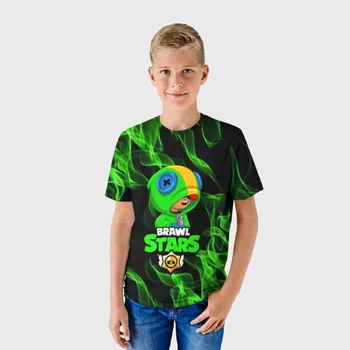Otroška T-majica 3D Pretepu Zvezde Leon