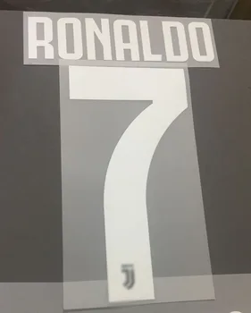 Vrhunska 2019 2020 7 Ronaldo 4 De Ligt Nameset Tiskanje Prilagodite Poljubno Ime, Številko Železa Nogomet Obliž