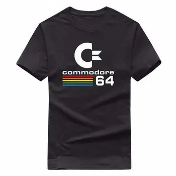 2021 Poletje Commodore 64 T-majica Retro Harajuku Print majica s kratkimi rokavi Moški T-shirt Kratek Rokav Svoboden Prevelik Pure T-shirt