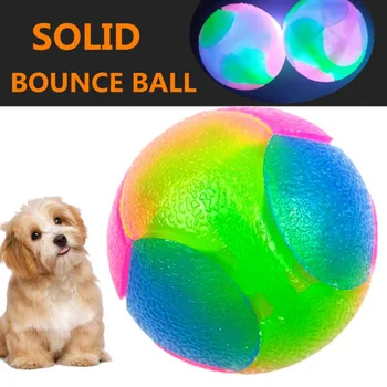 Žareče Žogo Igrača za Psa LED Pes Kroglice Utripa Elastično Žogo Molarno Žogo Hišne Barve Svetlobe Žogo Interaktivne Igrače Mačke Žvečilni Dobave
