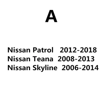 Za Nissan Patrol Teana Maxima Altima Titan Murano Sylphy X-Trail Xtrail T31 T30 Led Avtomobilska Vrata, Dobrodošli Luči Projektor Logotip Lučka