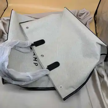 Longxiang platno big tote vrečko tote vrhnjo plast cowhide nepremočljiva tkanine, velike zmogljivosti, potovalna torba torbico vrečko