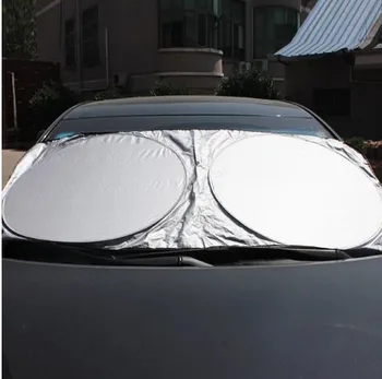 Visoka kakovost Vetrobransko steklo Avtomobila Sonce Senci Velikih Velikosti UV Zaščito Zložljive Univerzalno Sonce Odtenek Vizir za Avto Spredaj suncobran