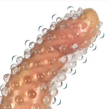 68UD Mehko Večkratno uporabo Prst, ki se Nizajo Kondomov G spot za Stimulacijo Seks Igrače
