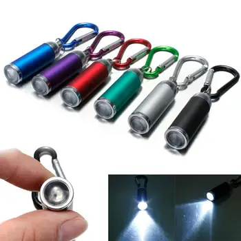 2021 Nove Trajne Mini LED Svetilka za Kampiranje Keychain Baklo Luči Svetilka, Carabiner KALQN2 Mini Svetilka