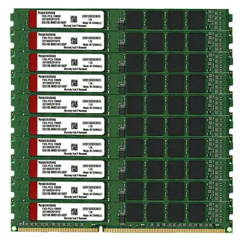 20 GB ( 2GB X 10 ) DDR3 RAM 1333 PC3-10600 DIMM Namizje 240 Zatiči 1,5 V, ki NISO ECC združljiv z Intel in AMD